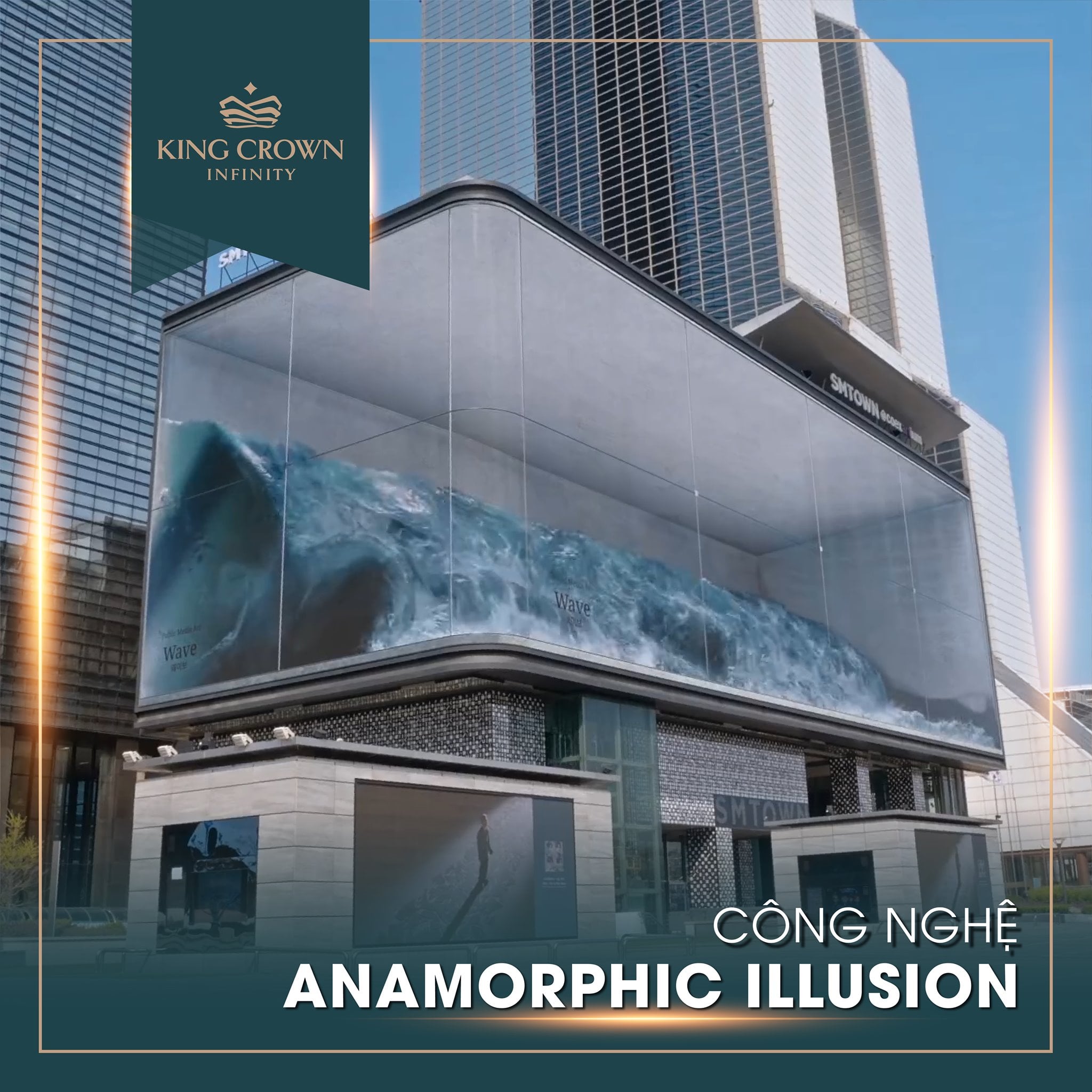 Màn hình LED 3D tại King Crown Infinity hiếm có tại Việt Nam