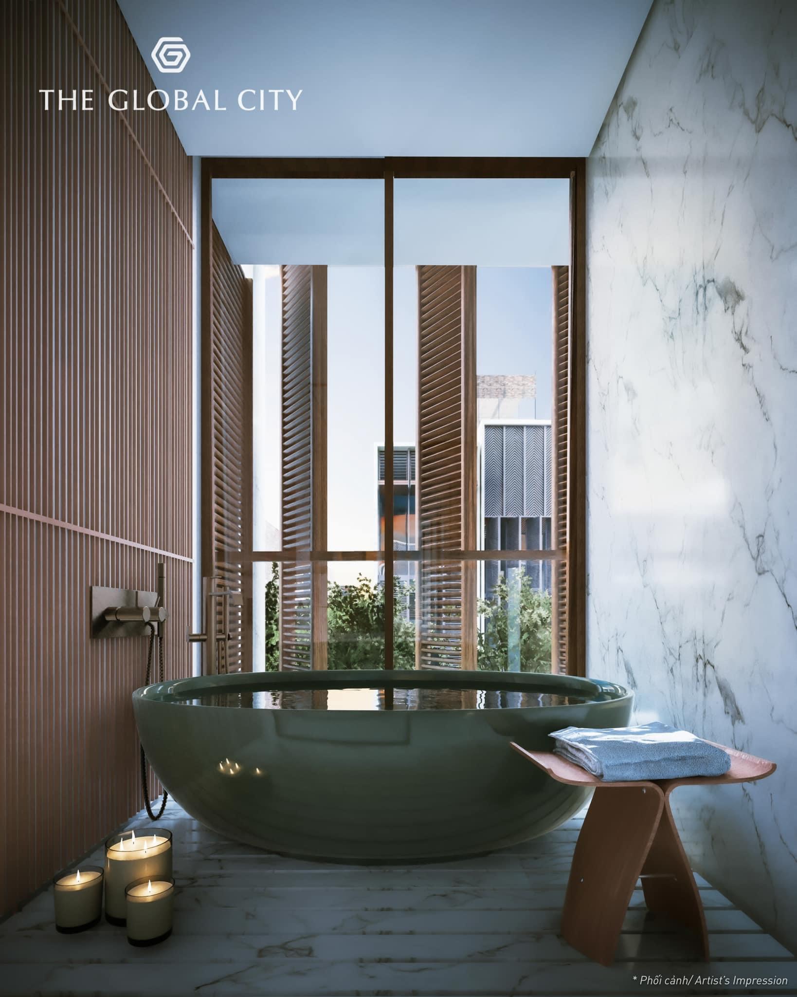 Mẫu thiết kế nhà phố Soho, dự án The Global City